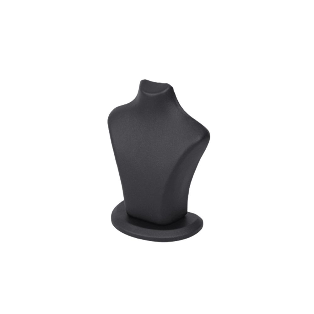 인조가죽 스탠드 목걸이 진열대 블랙 소소 11x5.5x14.5cm