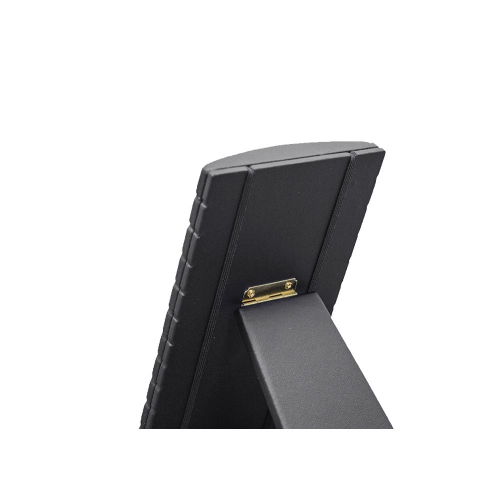 인조가죽 칼집형 목걸이 진열대 블랙 소 10x10x19cm