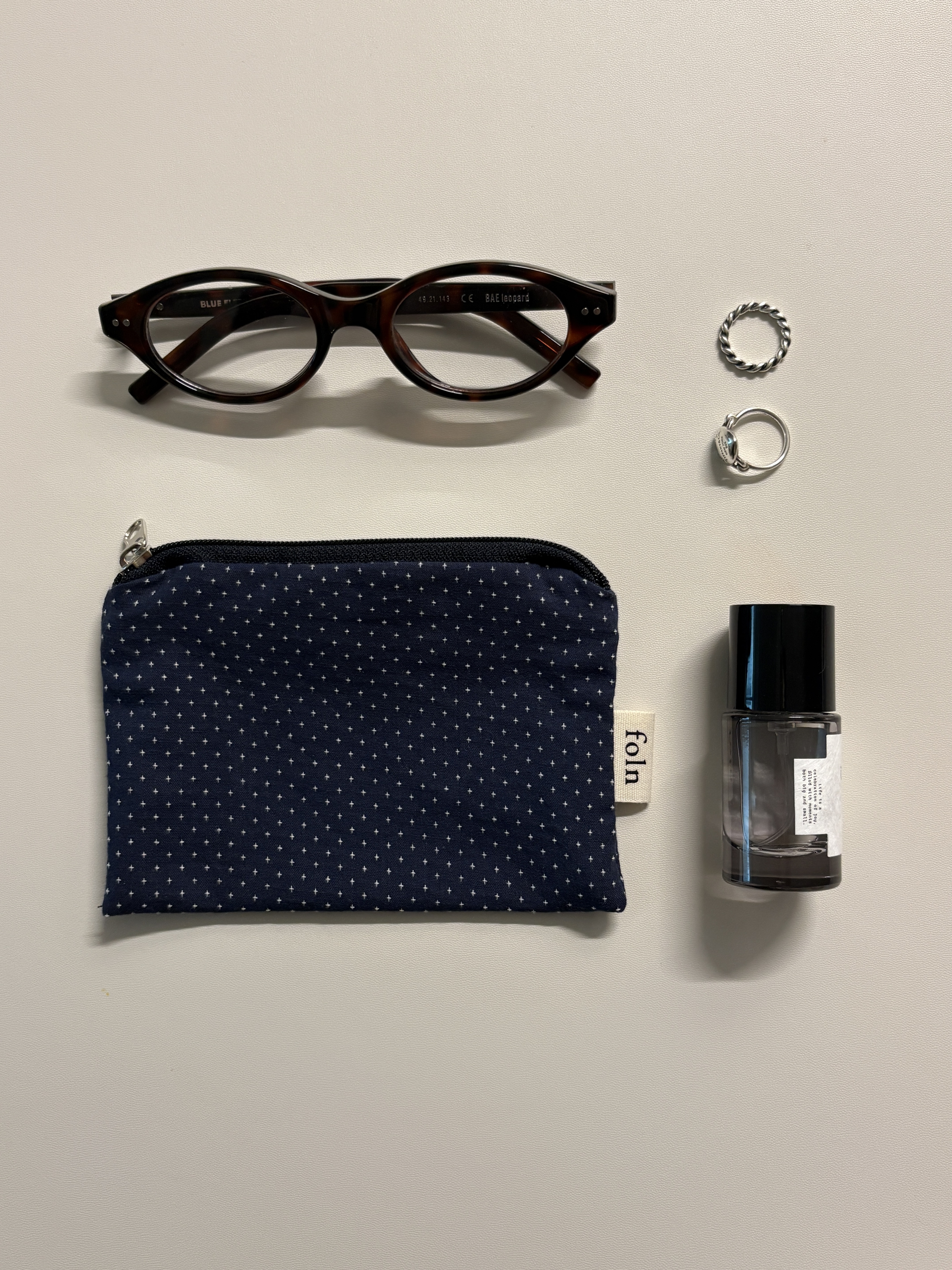 midnight pouch / indigo