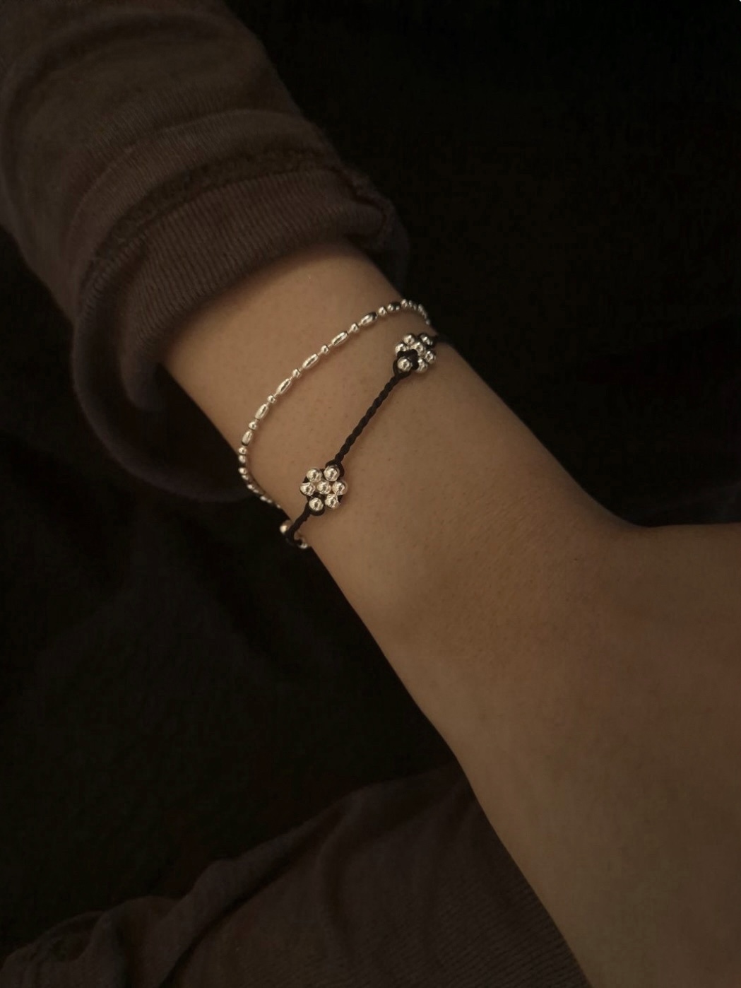 Flora knot bracelet • silver925