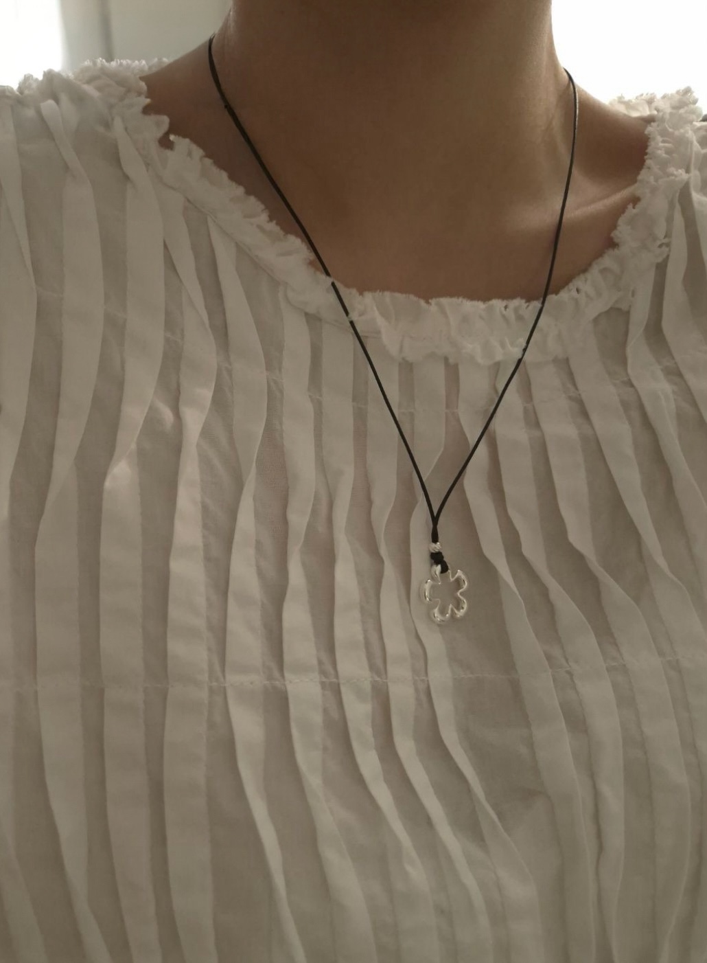 Flower necklace • silver925