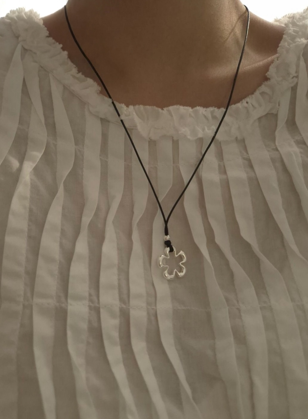 Flower necklace • silver925