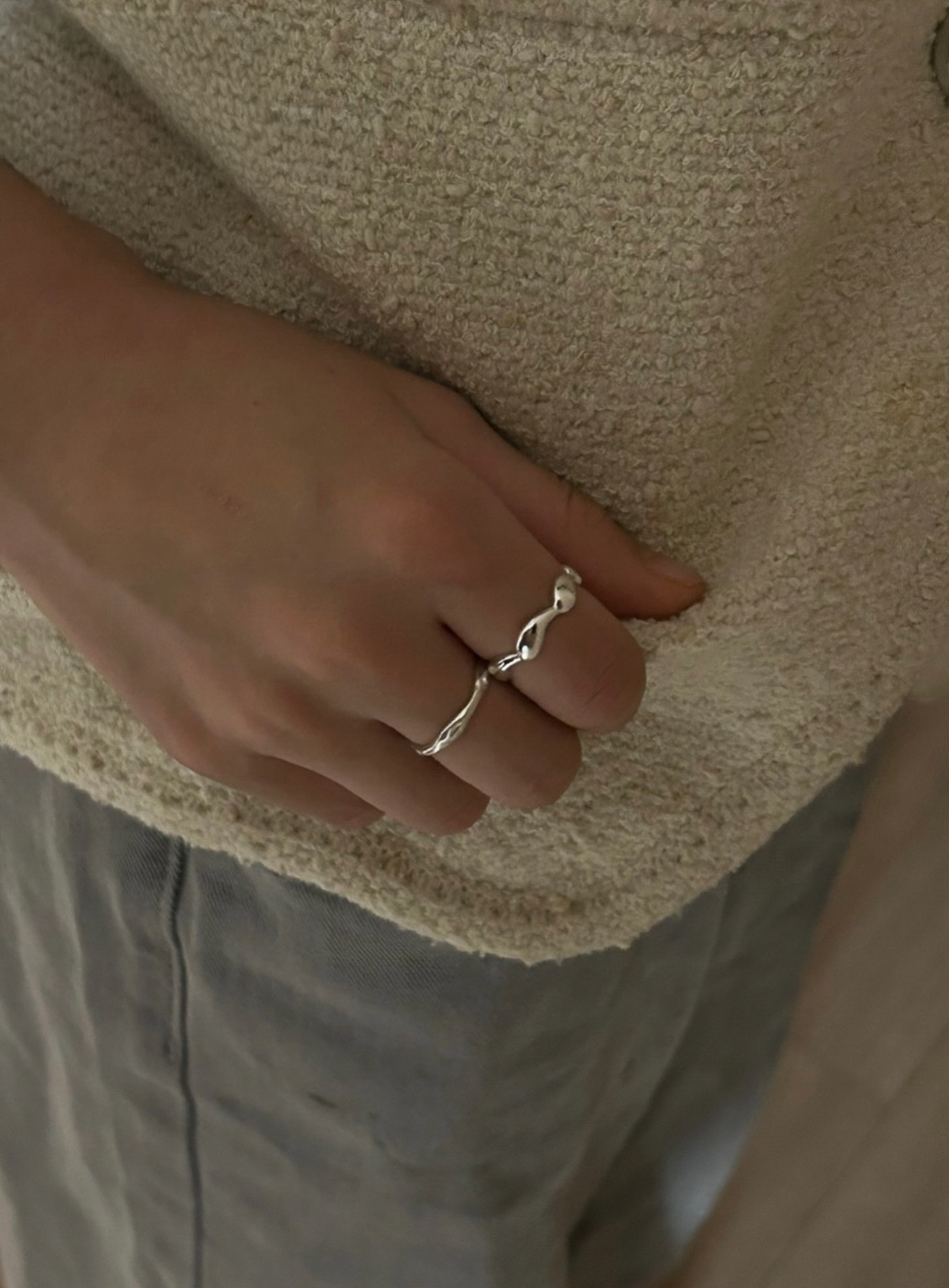 Wave ring • silver925