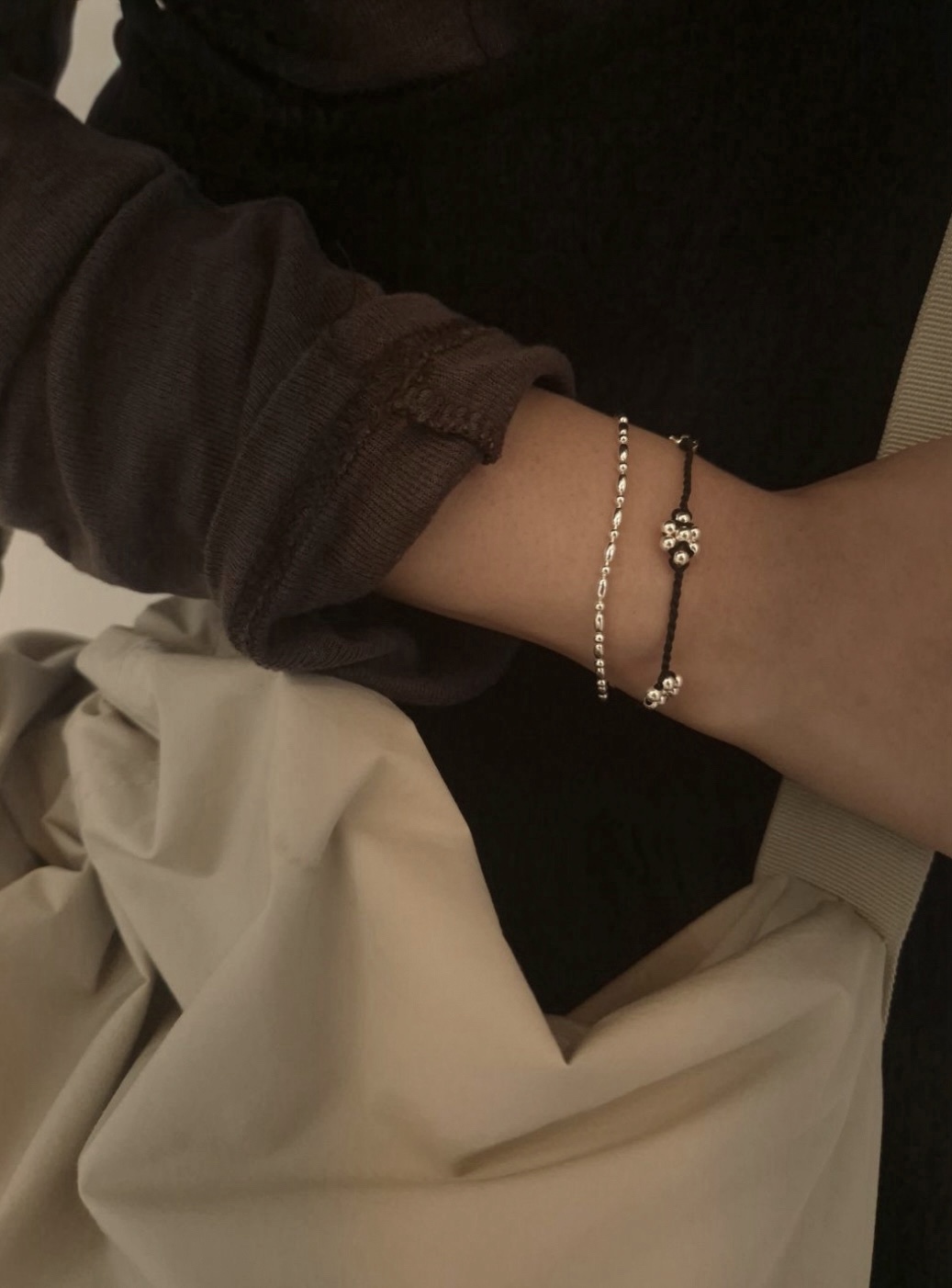 Flora knot bracelet • silver925