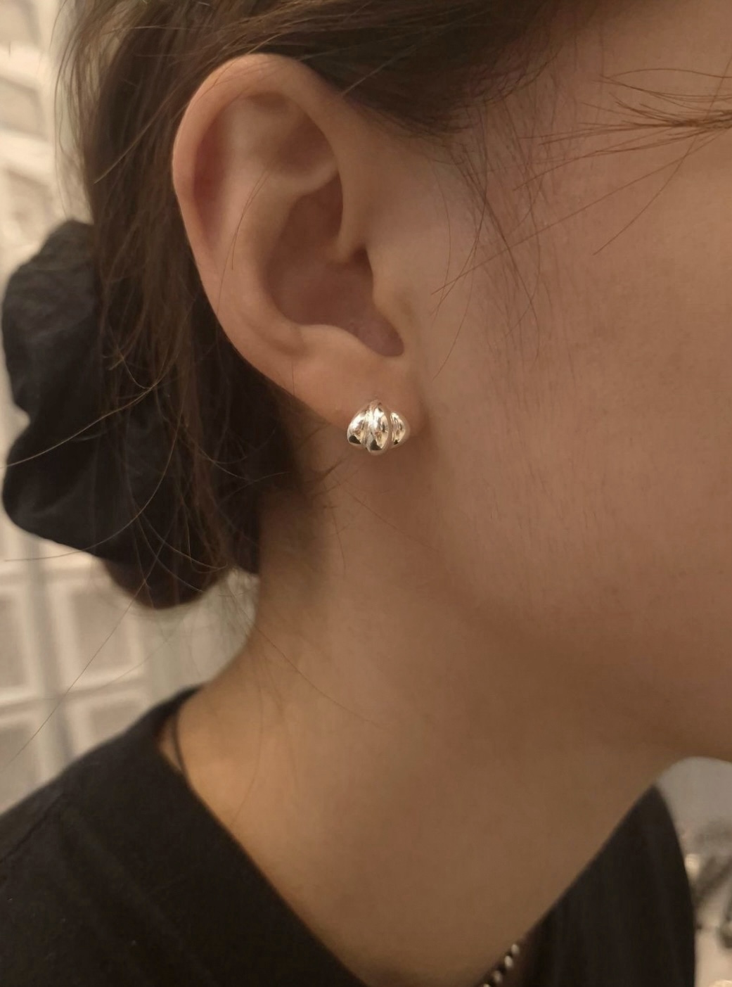 Croissant earring • silver925