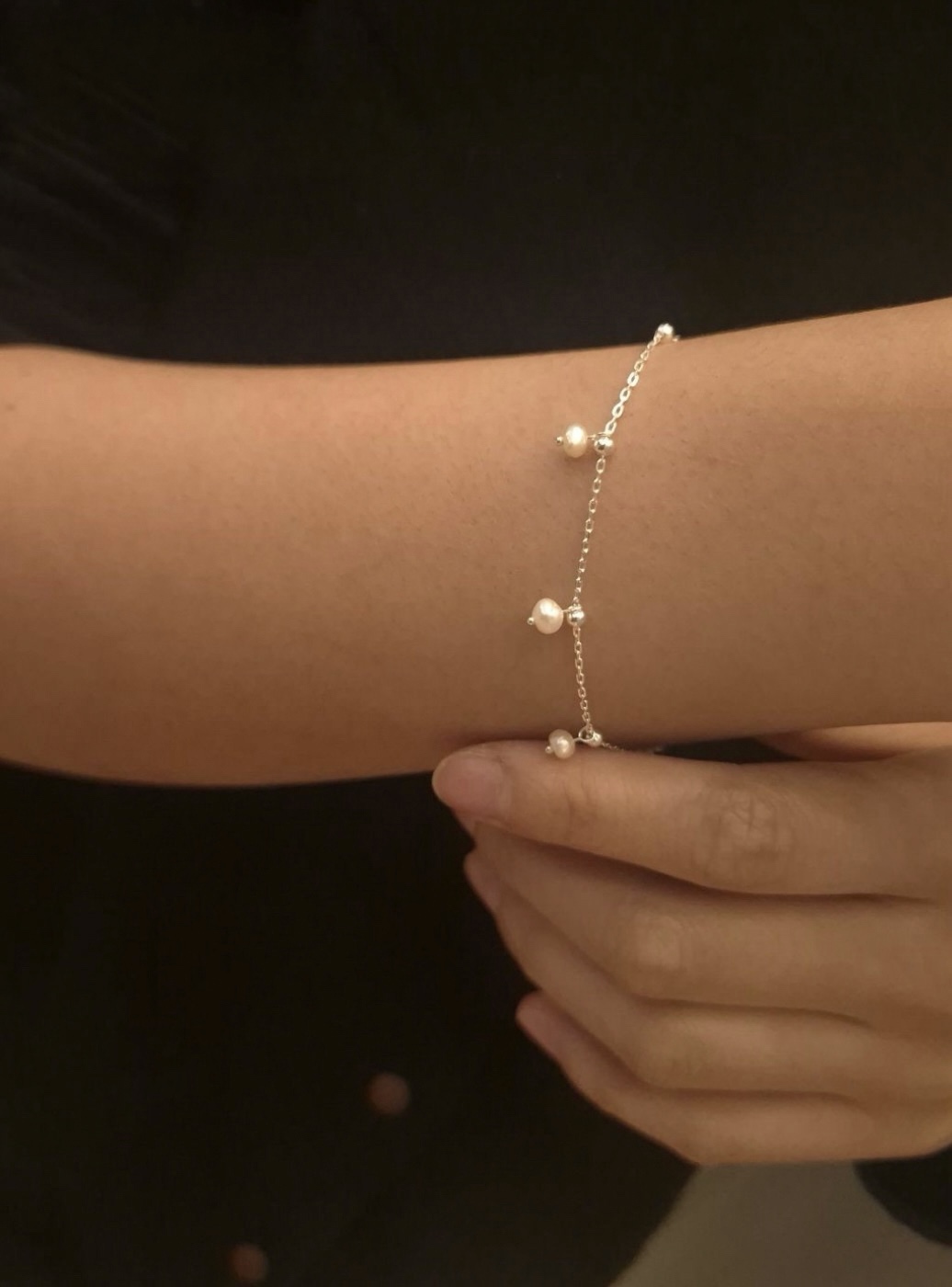 Pearl bracelet • silver925
