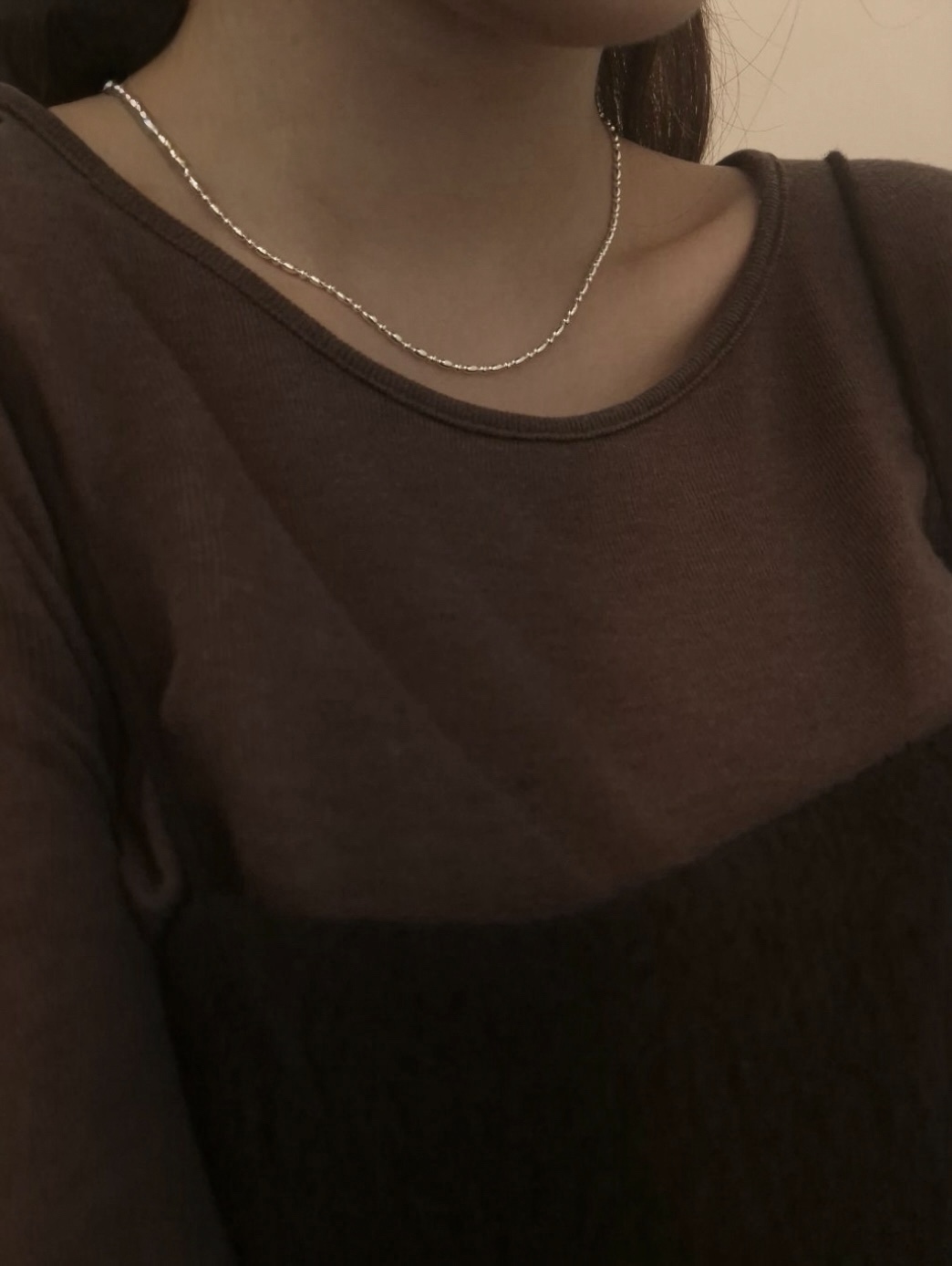 Plain necklace 04 • silver925