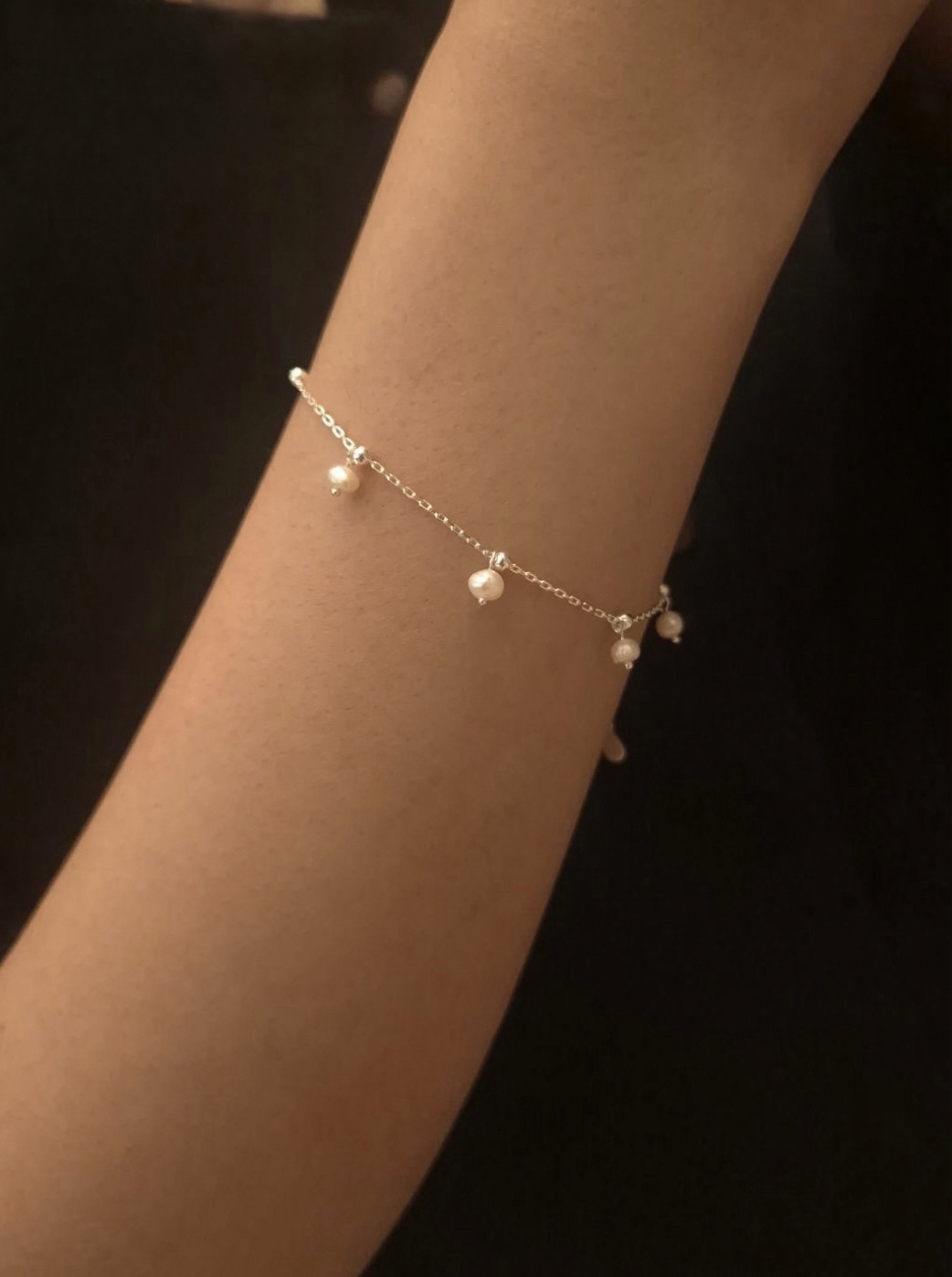 Pearl bracelet • silver925