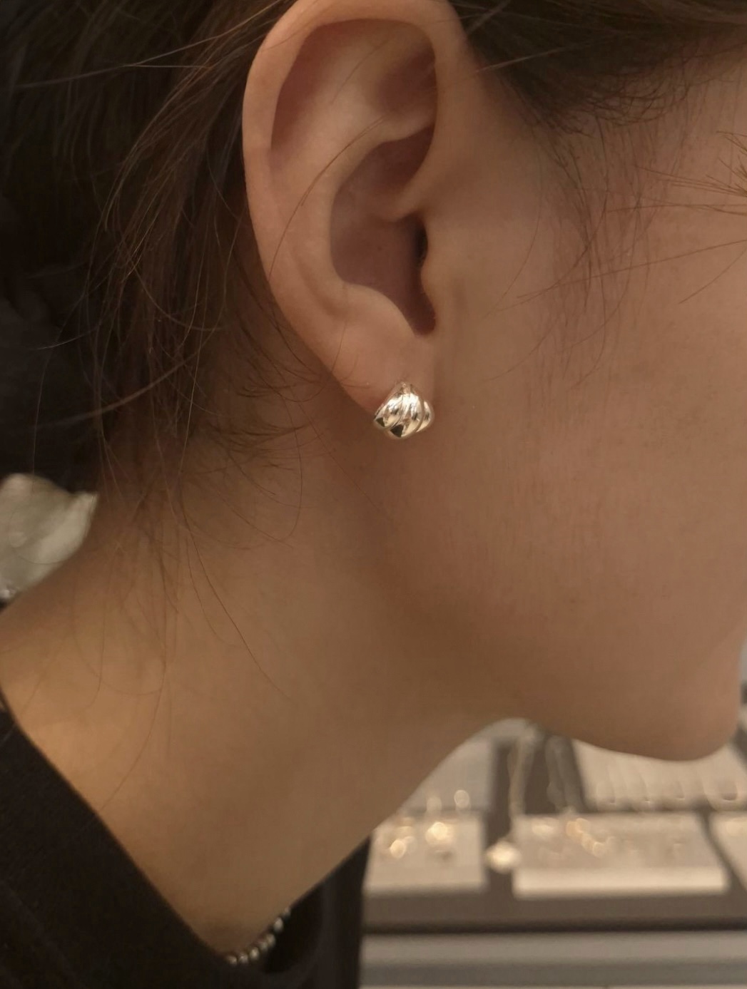 Croissant earring • silver925