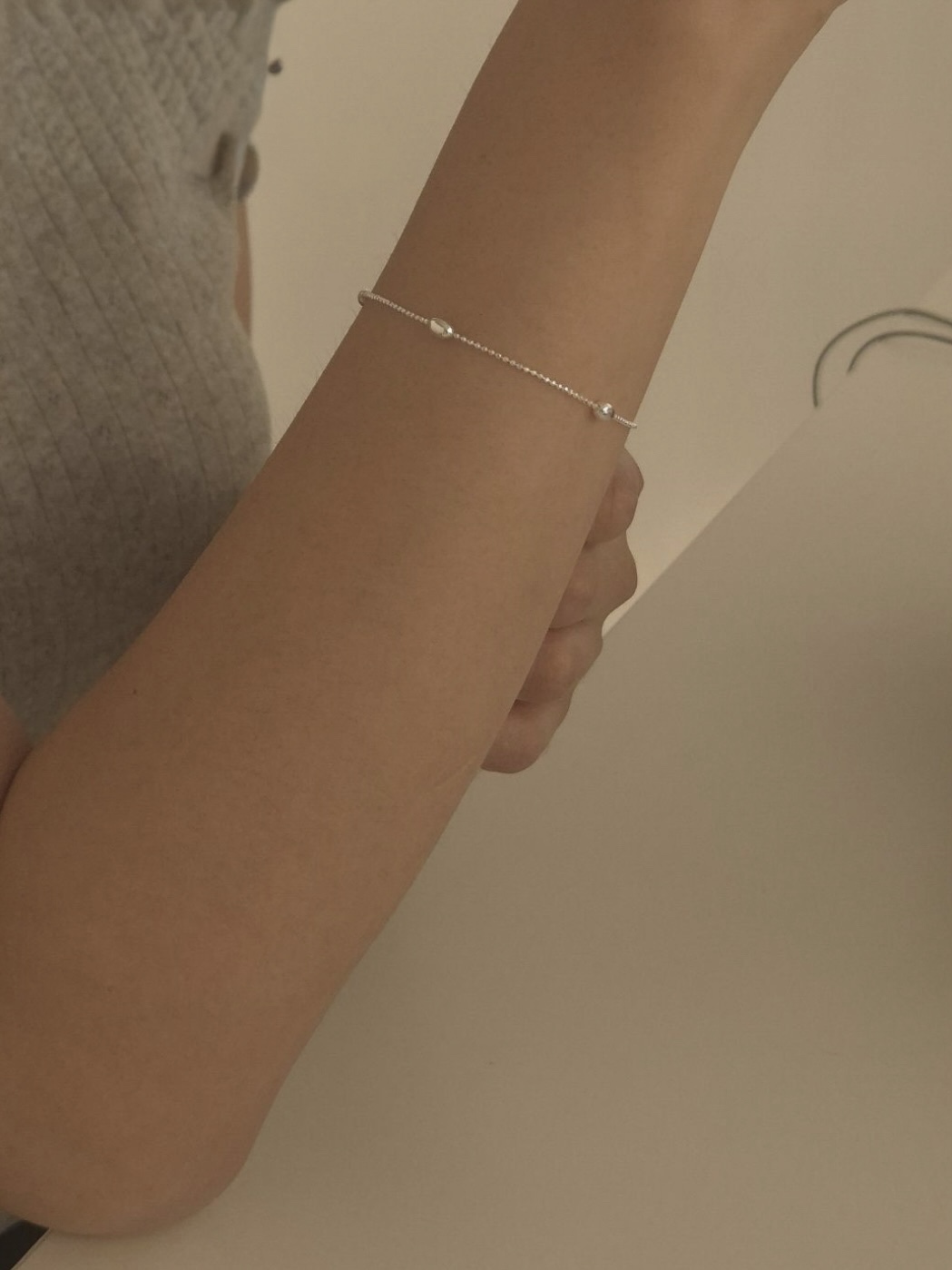 Bean bracelet • silver925