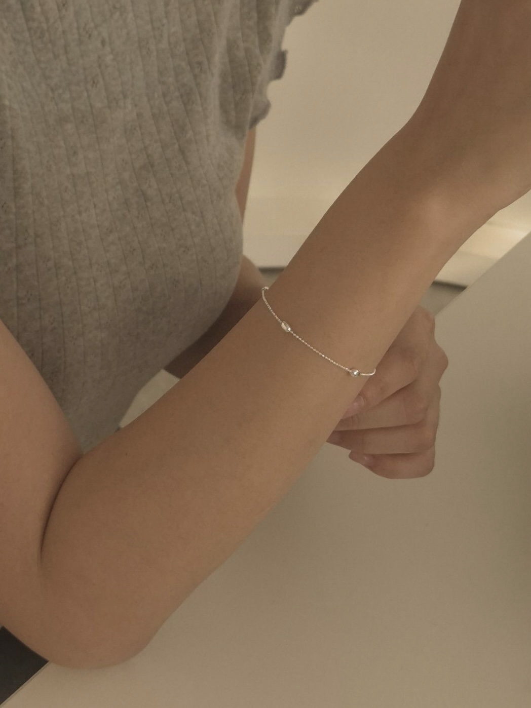 Bean bracelet • silver925