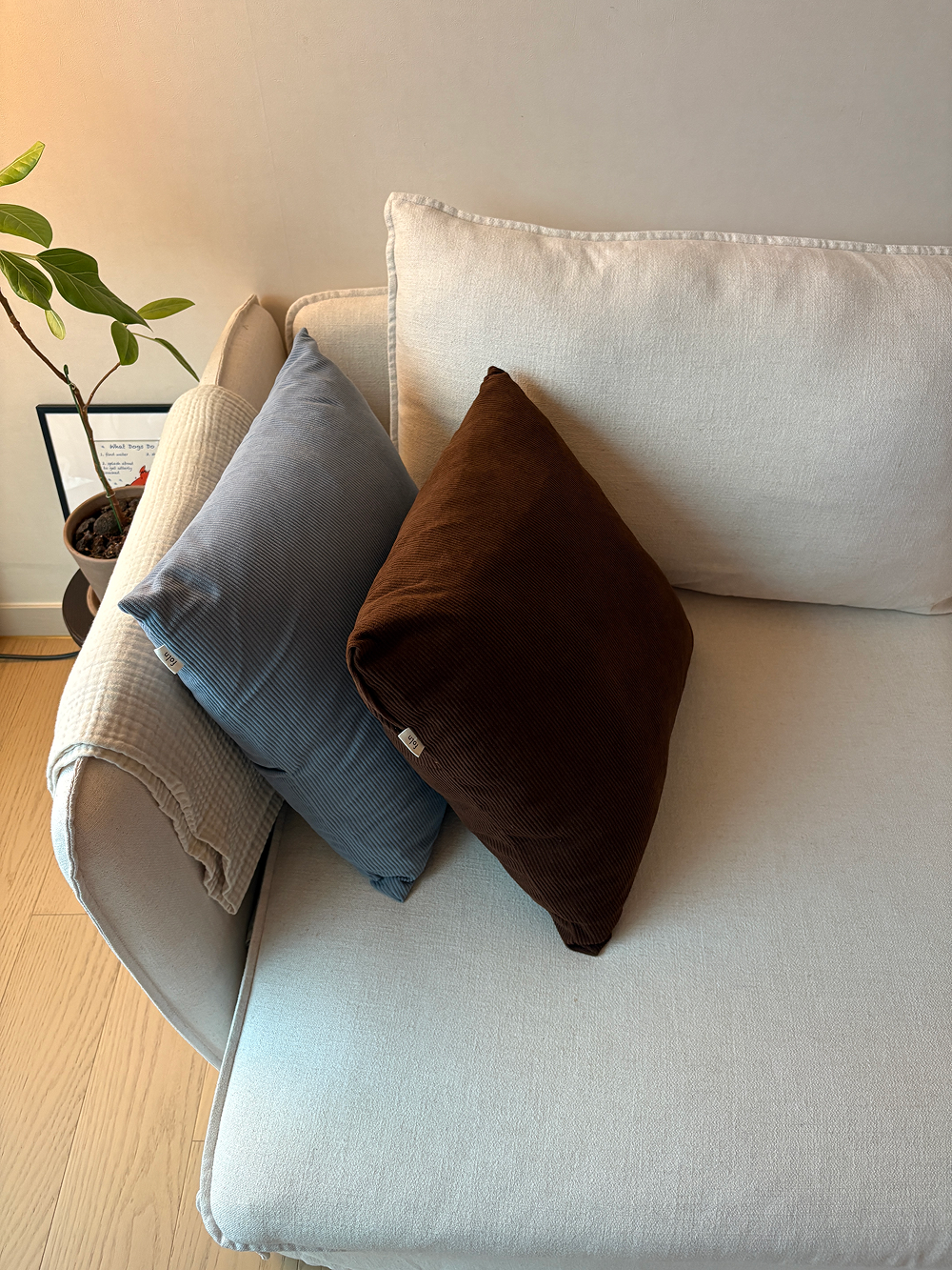 still cord cushion cover