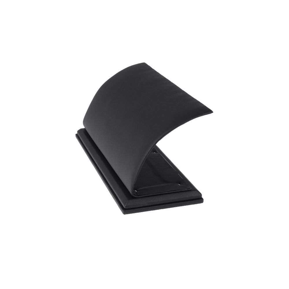 인조가죽 C형 목걸이 진열대 블랙 소 21x7.5x9cm