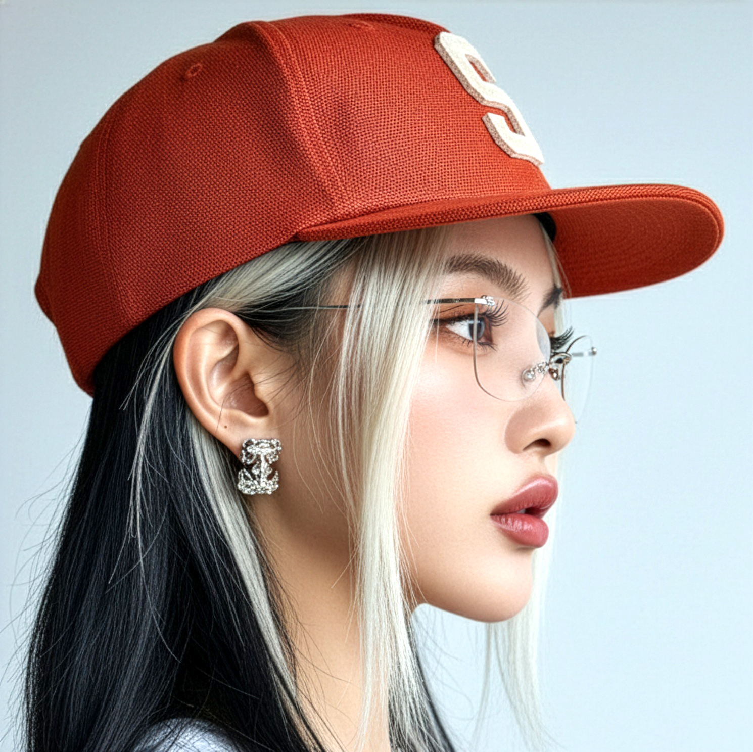 싱클레어 덤프 오렌지 컬러 볼캡 명품 휴대편한 간지나는 야구모자 남자 여자 스냅백