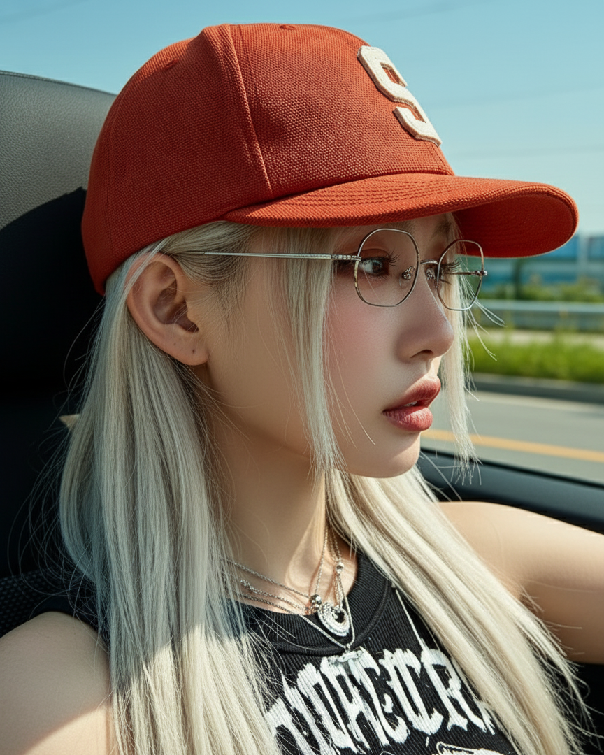 싱클레어 덤프 오렌지 컬러 볼캡 명품 휴대편한 간지나는 야구모자 남자 여자 스냅백