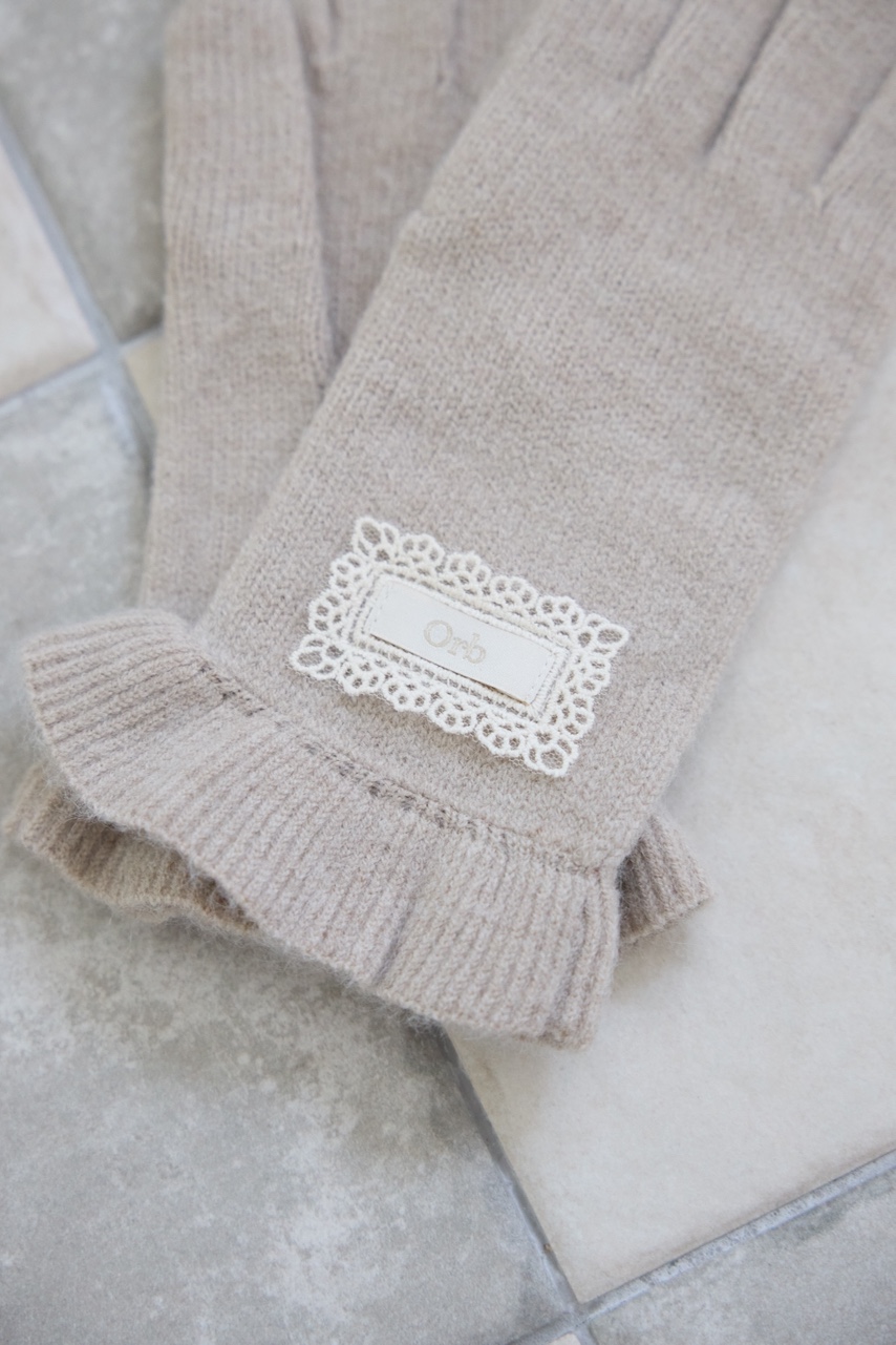 [MADE] Orb frilly gloves / 3colors 오알비 프릴 레이스 장갑