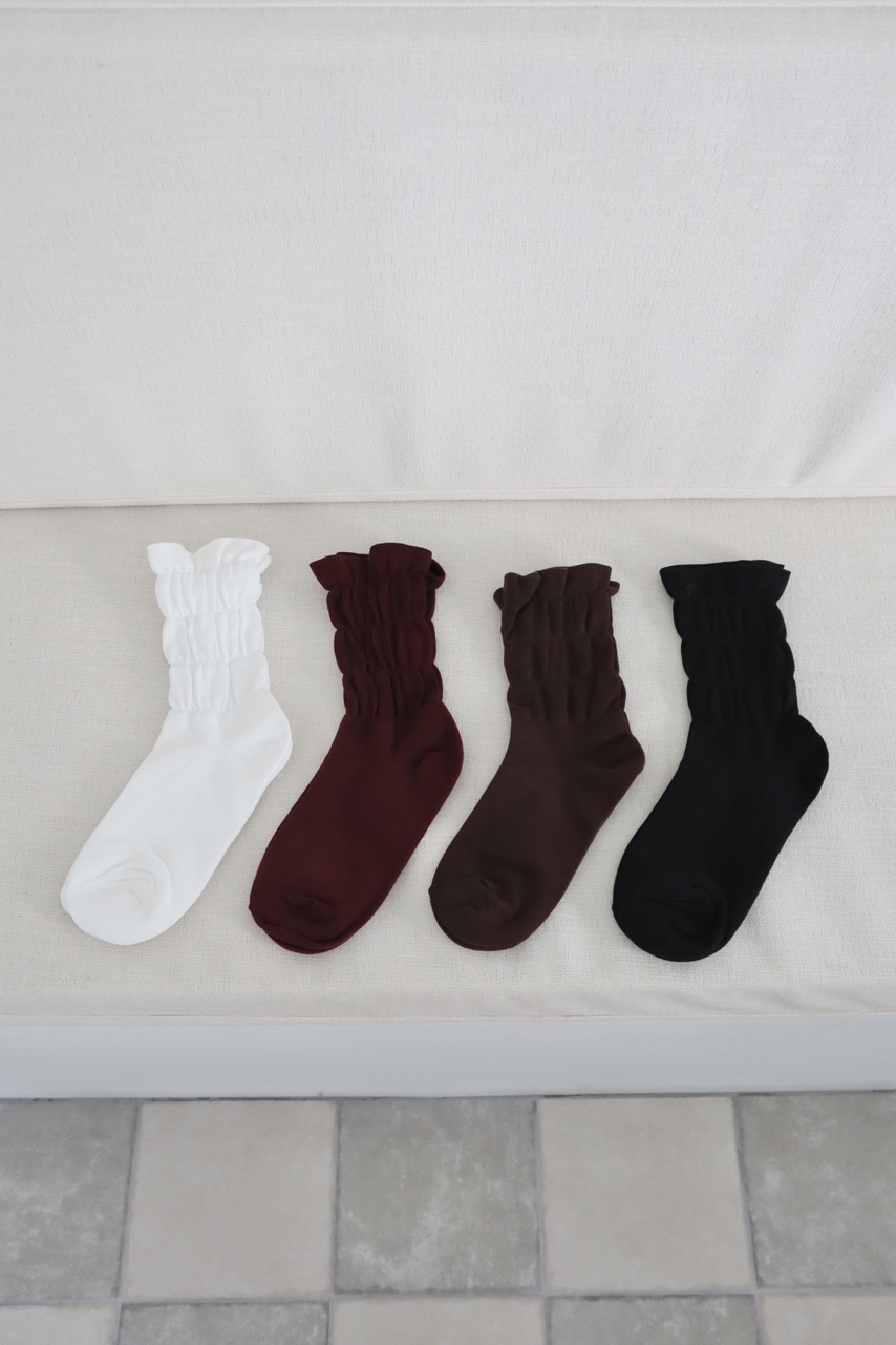 Shirring Details socks