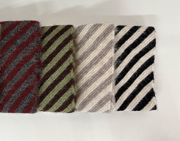 (초코나무숲 pick) Bias stripe wool muffler/4colors 스트라이프 울 목도리