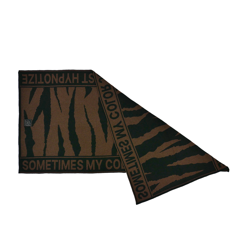 [힙노타이즈] Wool Blend Knit Blanket 울혼방 니트소재 블랭킷