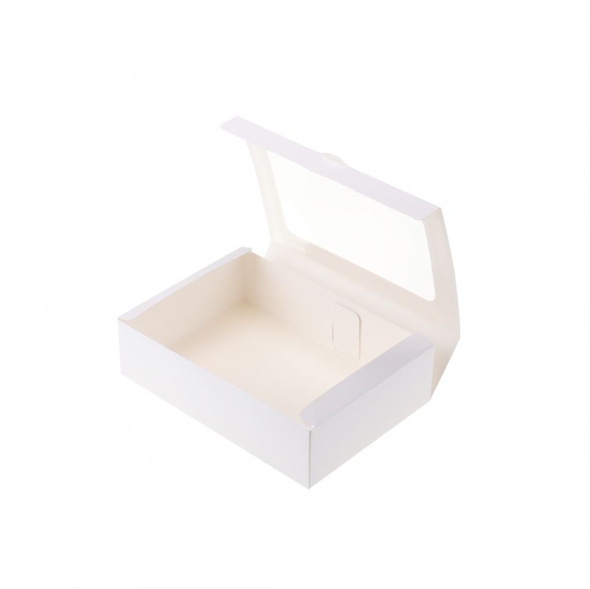 직사각 투명창 선물포장 상자 화이트 소 18x12.5x5cm 10개