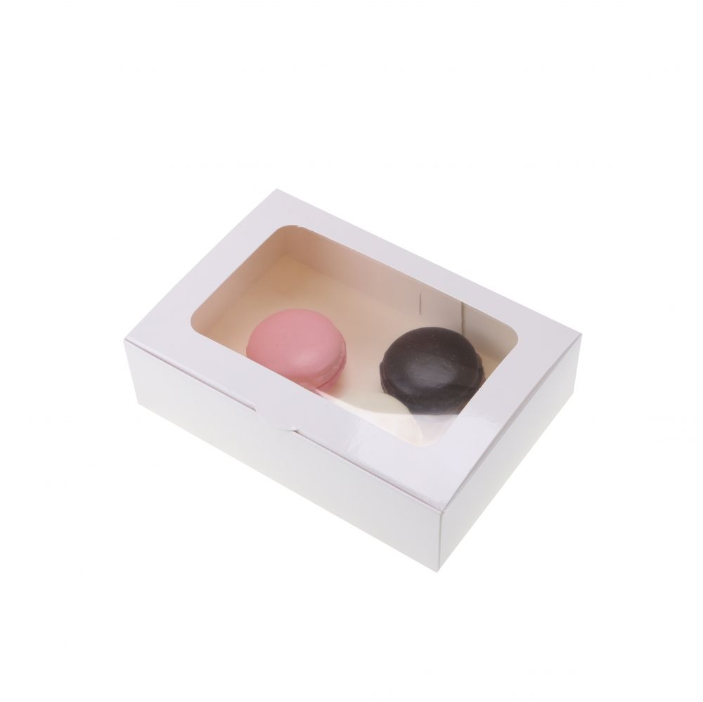 직사각 투명창 선물포장 상자 화이트 소 18x12.5x5cm 10개
