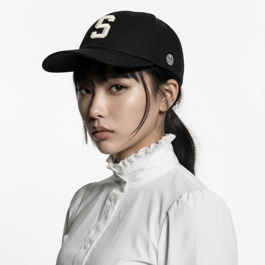 싱클레어 덤프 블랙 컬러 볼캡 명품 휴대편한 얼굴 작아보이는 야구모자 남자 여자 스냅백