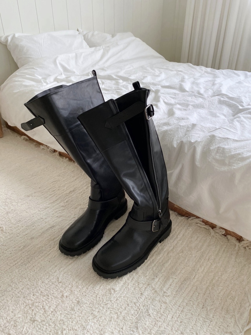 Two-way open long boots