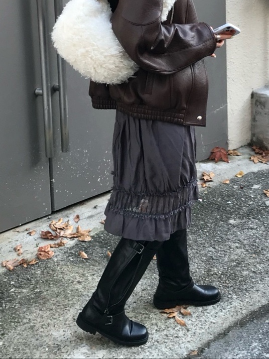 Two-way open long boots