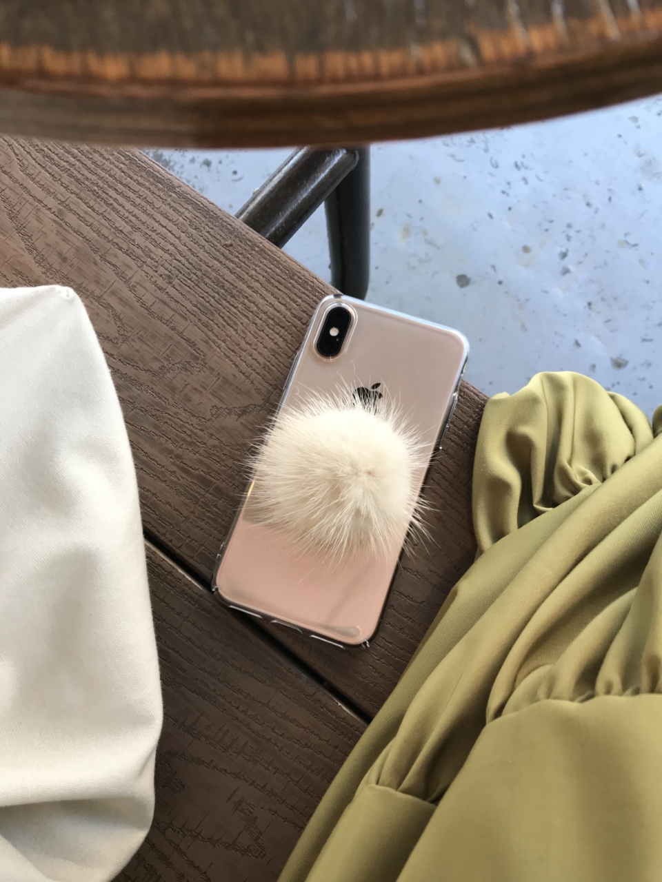(Renewal) Snow flake tok - beige