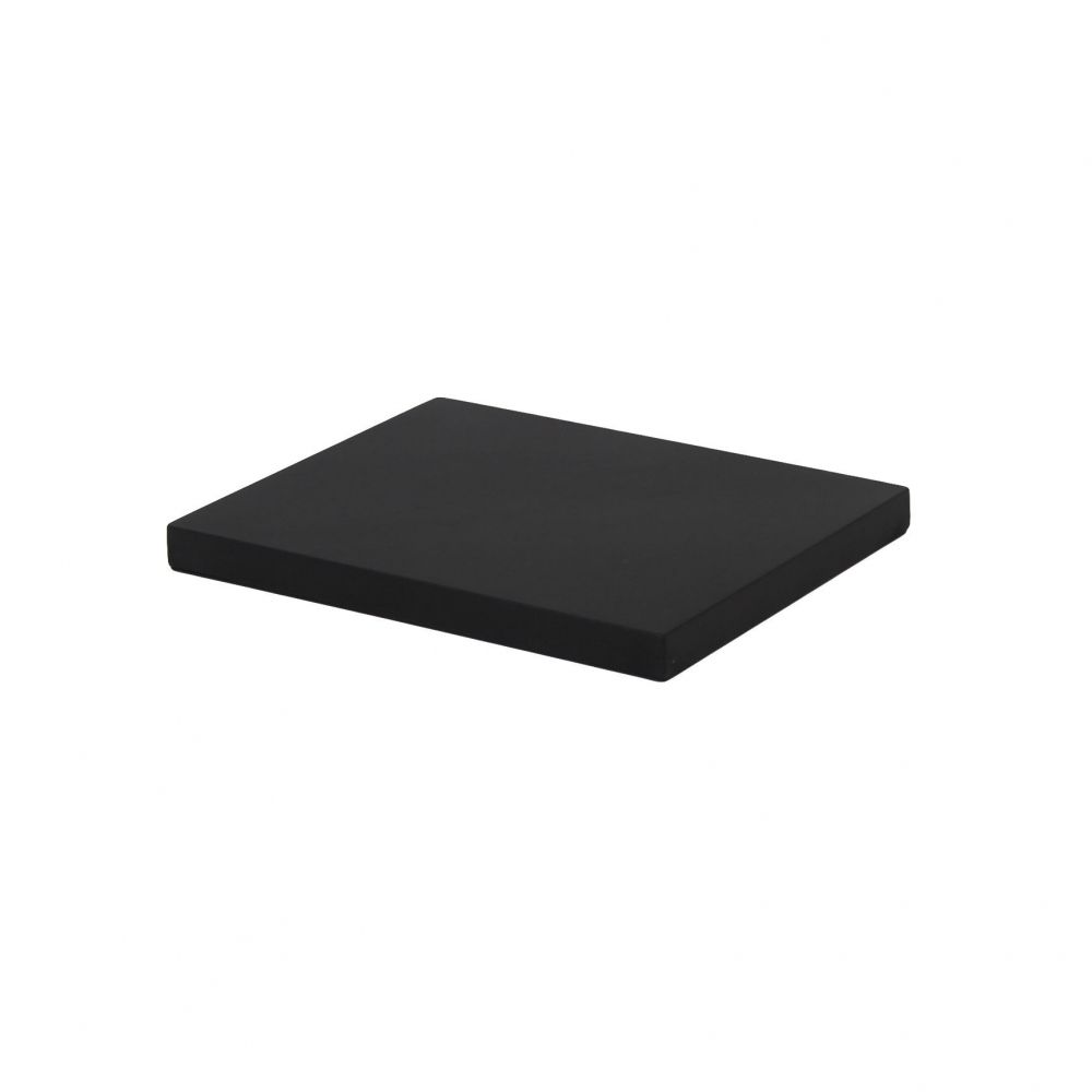 인조가죽 목침 다용도 진열대 블랙 대 25x20x2cm