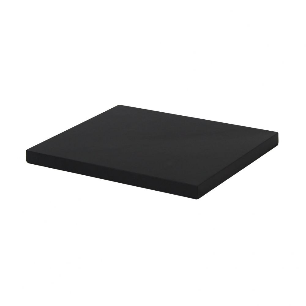 인조가죽 목침 다용도 진열대 블랙 특대 30x25x2cm
