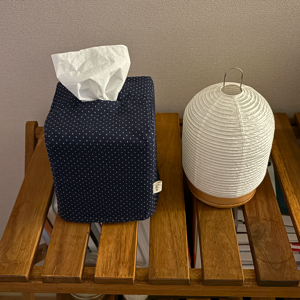 midnight tissue case / indigo s
