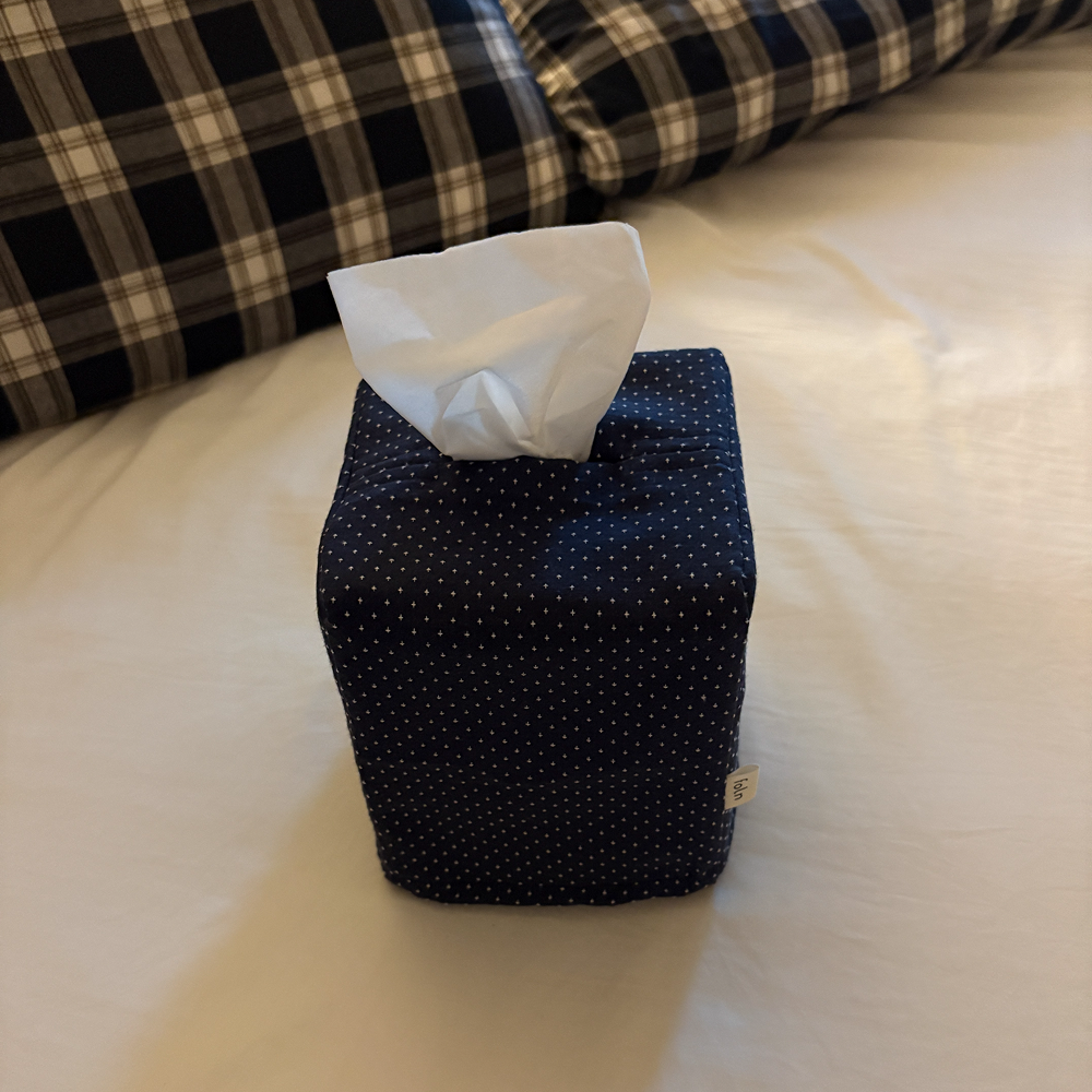 midnight tissue case / indigo s