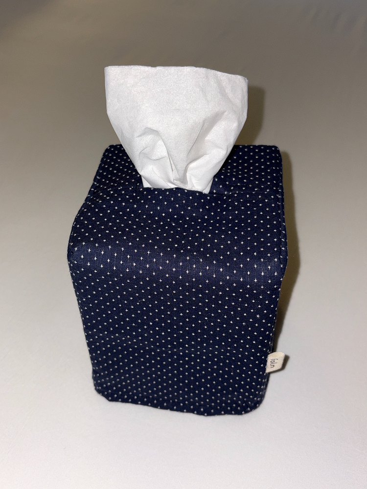 midnight tissue case / indigo s