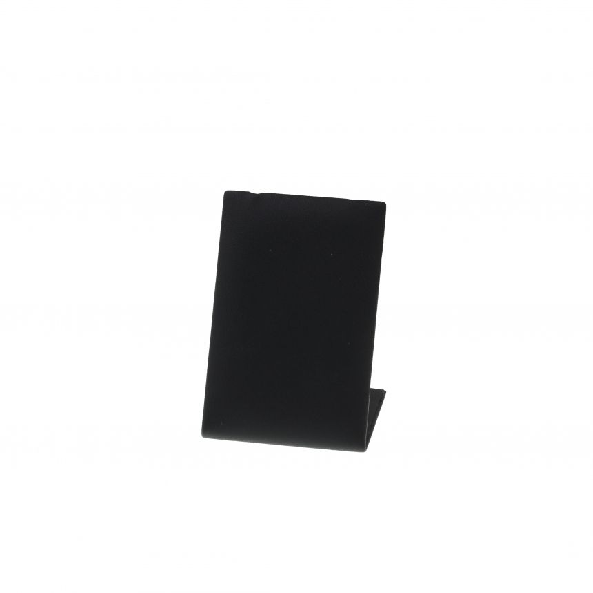 인조가죽 사각 L형 귀걸이 진열대 블랙 6x5x9cm