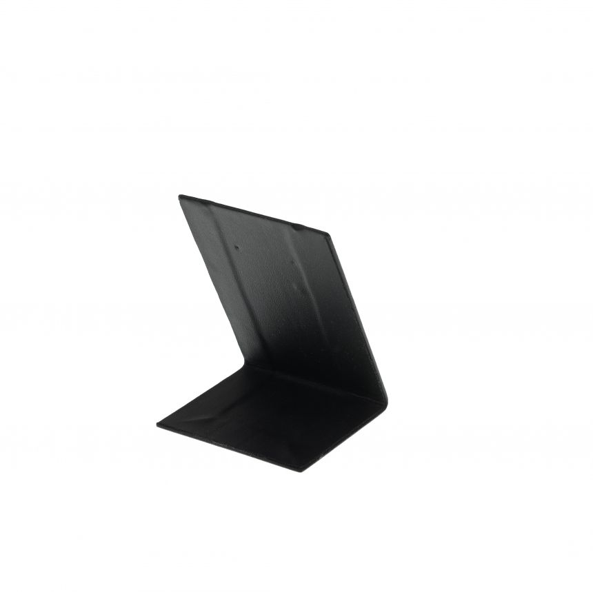 인조가죽 사각 L형 귀걸이 진열대 블랙 6x5x9cm