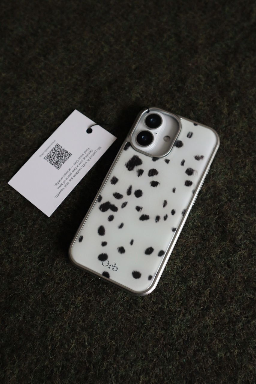 Dalmatian Fur Bumper Case /4type