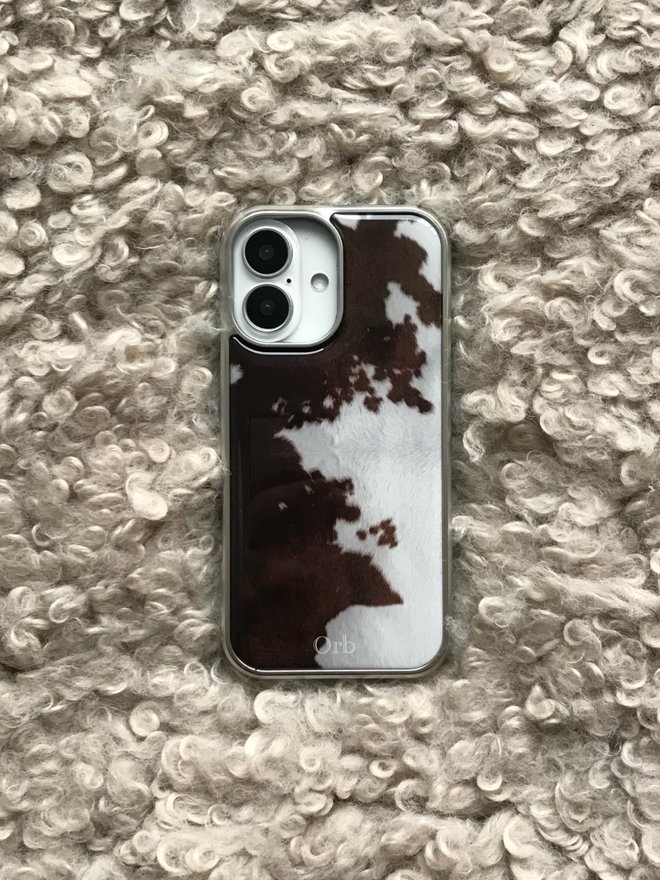 Simmental Cowhide Bumper Case /4type