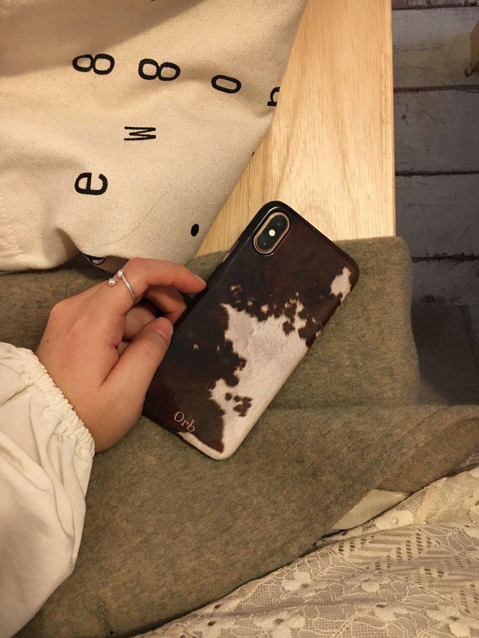 Simmental Cowhide hard case /3type