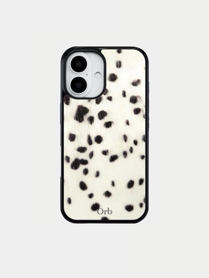 Dalmatian Fur Bumper Case /4type