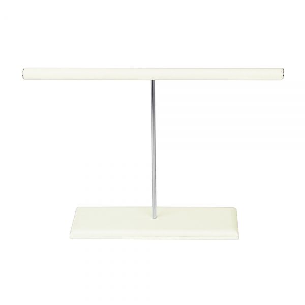 샤인 T자형 목걸이 진열대 아이보리 소 35.5x7x26cm