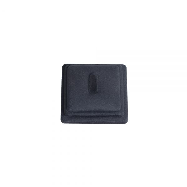뉴 벨벳 사각3단 1구 반지 진열대 블랙 6x6x2cm
