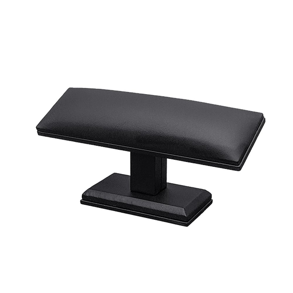 인조가죽 T자 쿠션 경사 팔찌 진열대 블랙 20x6x10.5cm