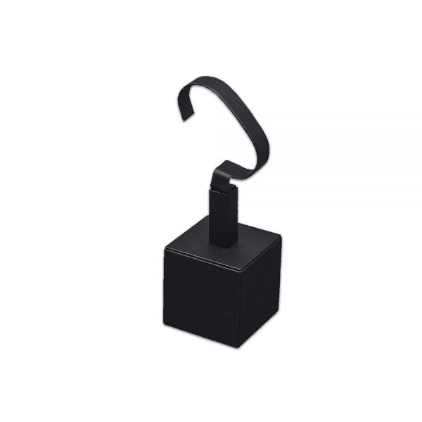 인조가죽 1조 고급형 시계 팔찌 진열대 블랙 6x6x18cm