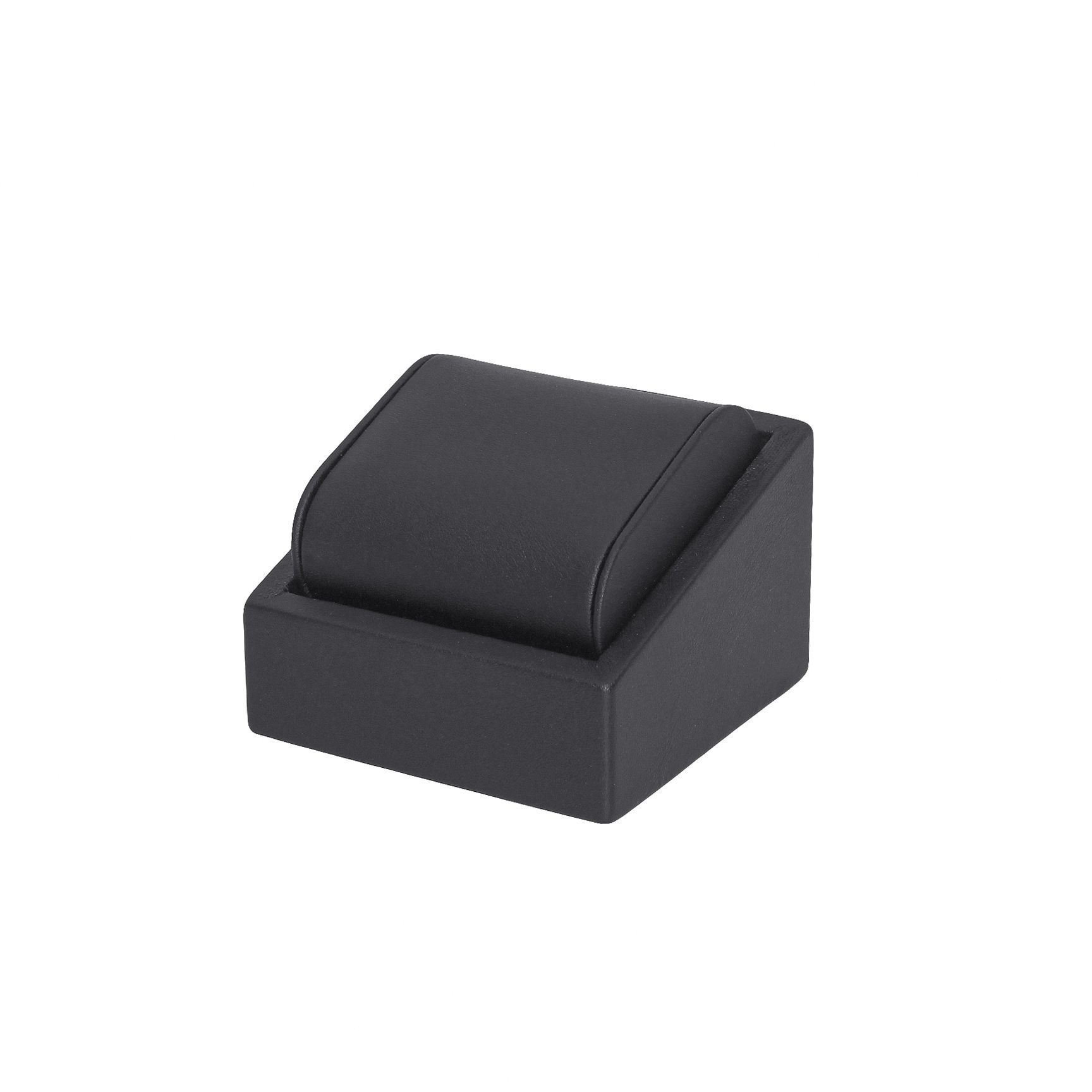 인조가죽 사각 쿠션 시계 팔찌 진열대 블랙 9X9X7cm