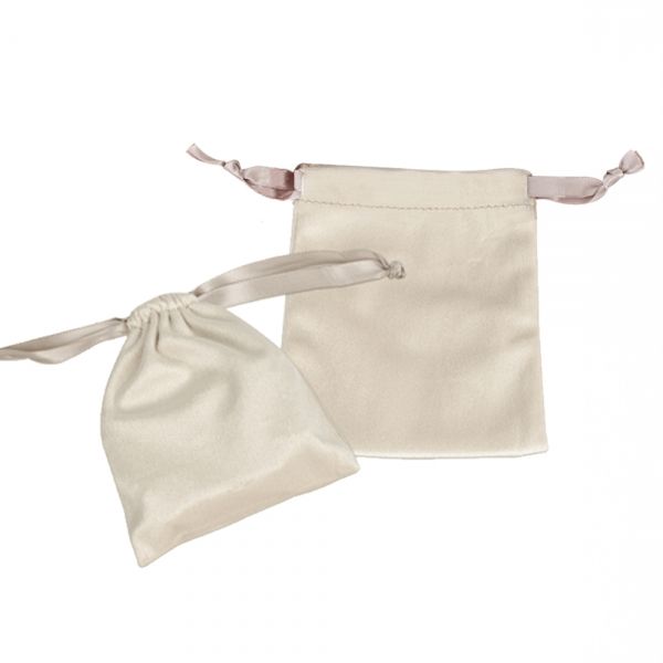 사각 주머니 주얼리 파우치 베이지 10x12cm 20장