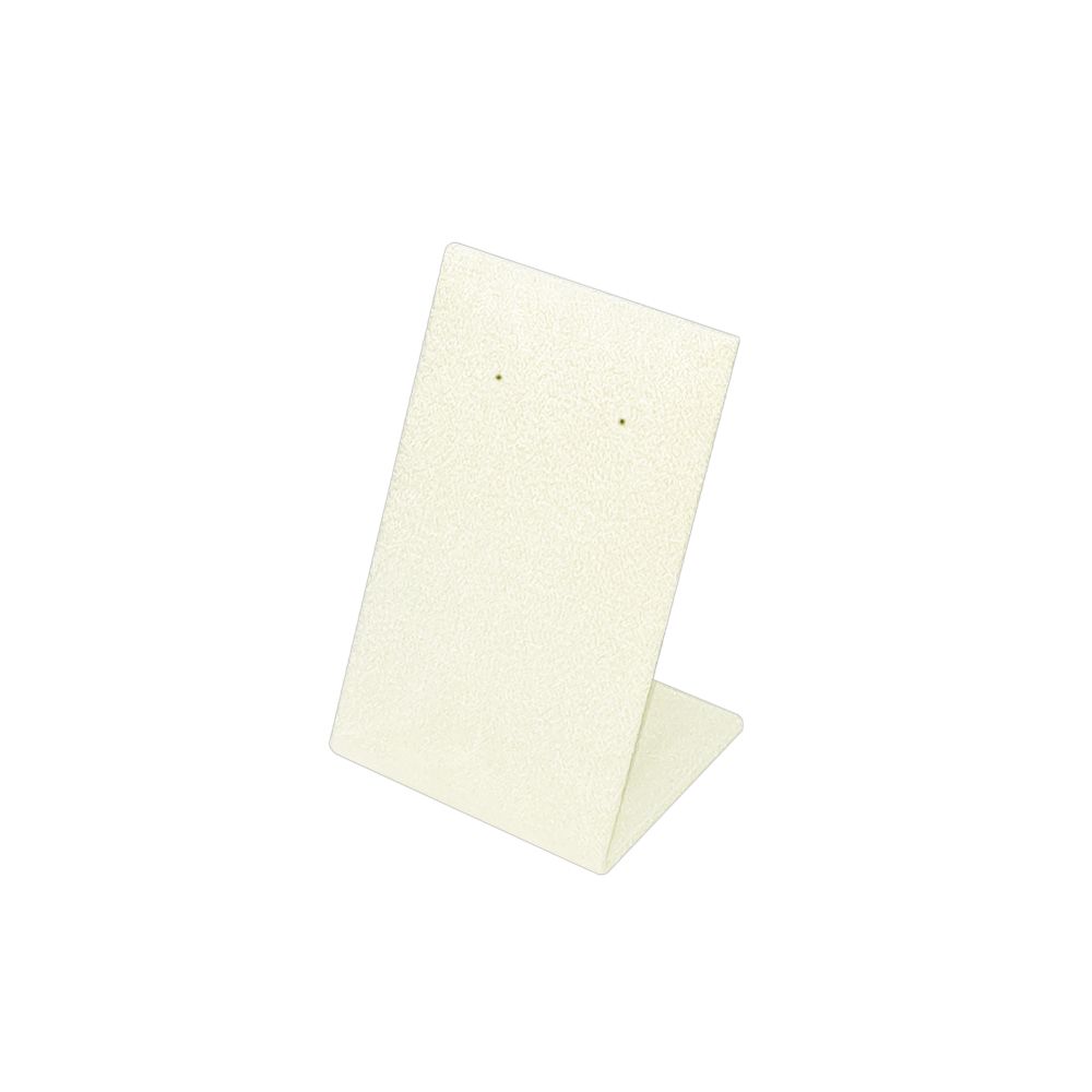 샤인 사각 L형 귀걸이 진열대 아이보리 6x5x9cm