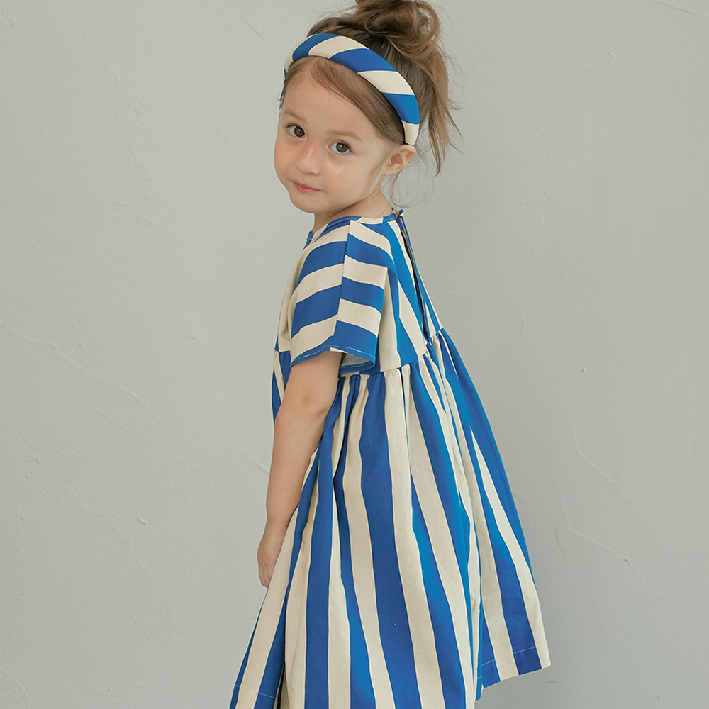 STRIPE WIDE DRESS
