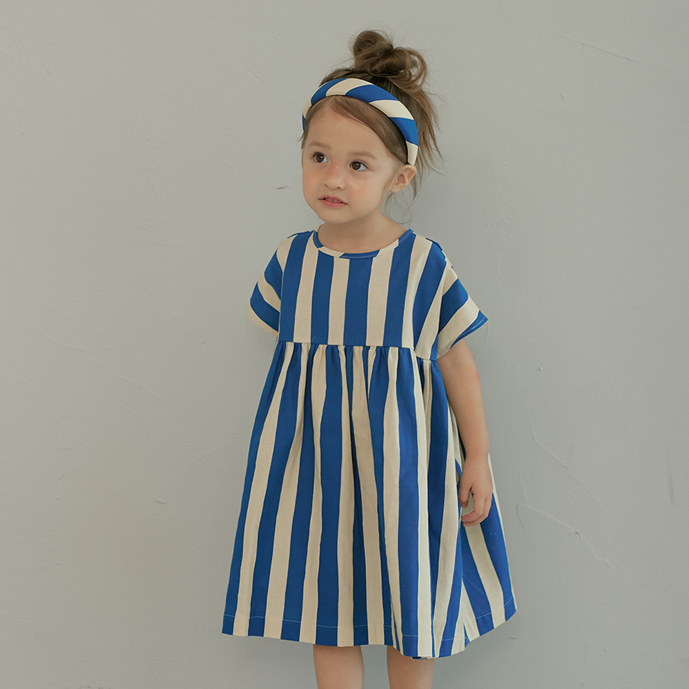 STRIPE WIDE DRESS