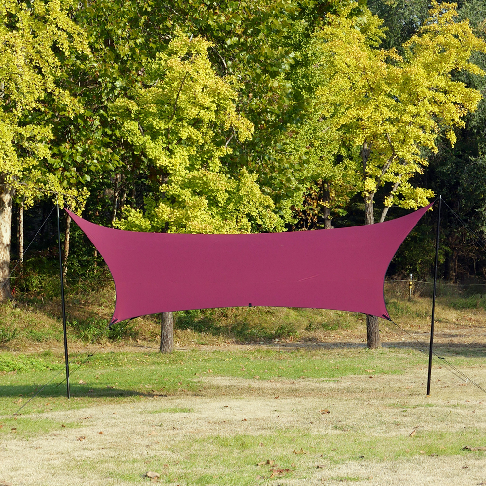 [힙노타이즈] WEST COAST Burgundy HEXA TARP 빈티지 버건디 핵사타프